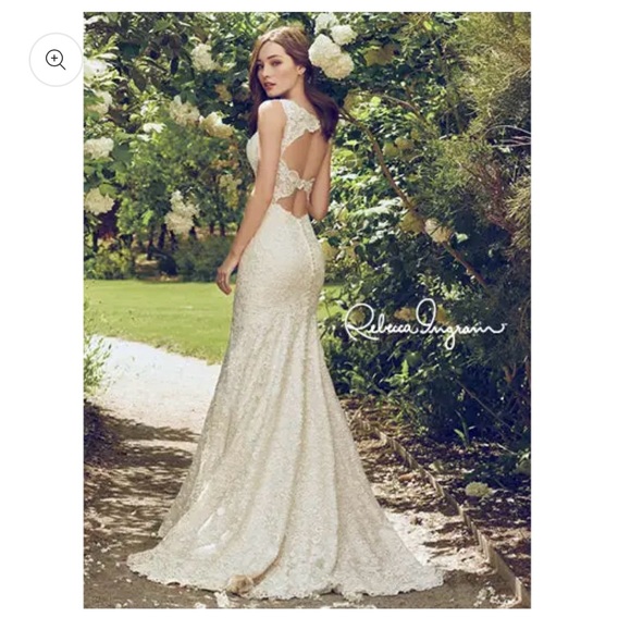 NEW Rebecca Ingram Sz. 12 All lace - Picture 2 of 3